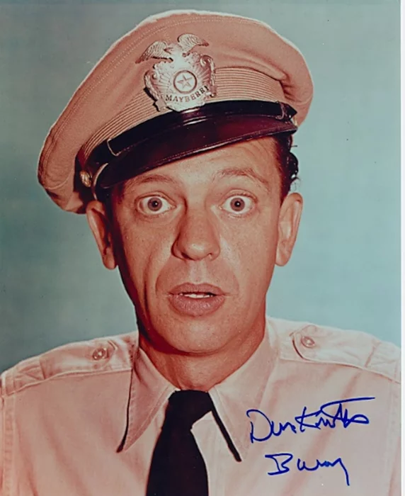 Don Knotts autograph