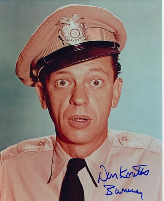 Don Knotts autograph