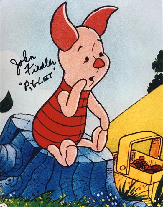 John Fiedler autograph