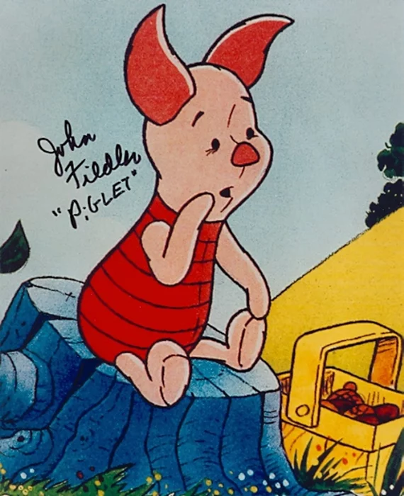 John Fiedler autograph