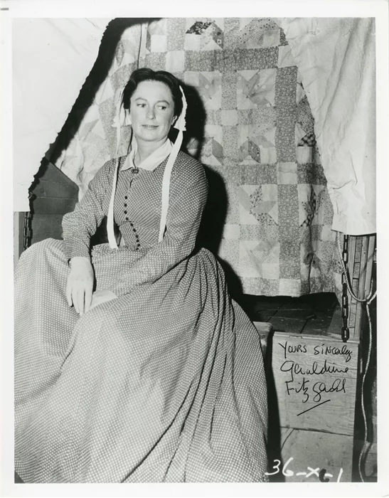 Geraldine Fitzgerald autograph