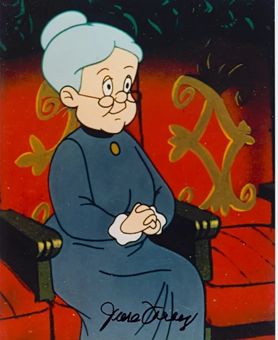 June Foray autograph