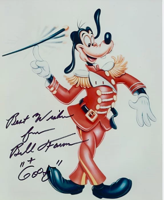 Bill Farmer autograph