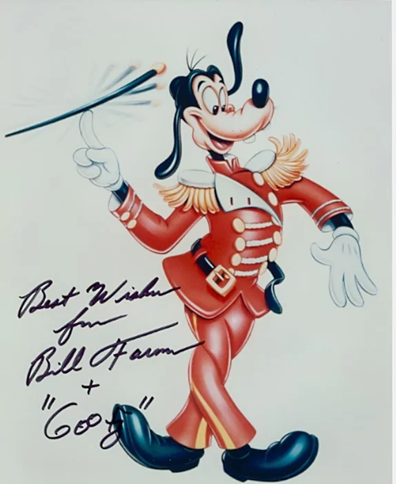Bill Farmer autograph