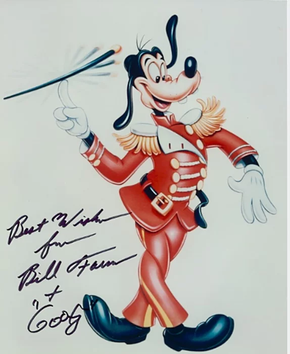 Bill Farmer autograph