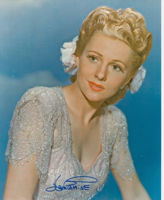 Joan Fontaine autograph