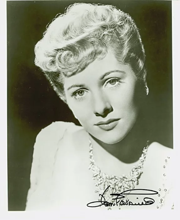 Joan Fontaine autograph