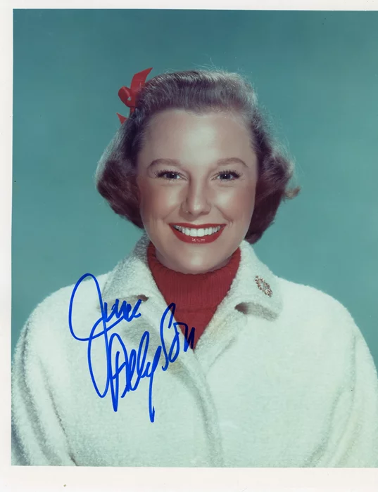 June Allyson autograph