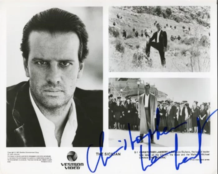 Christopher Lambert autograph