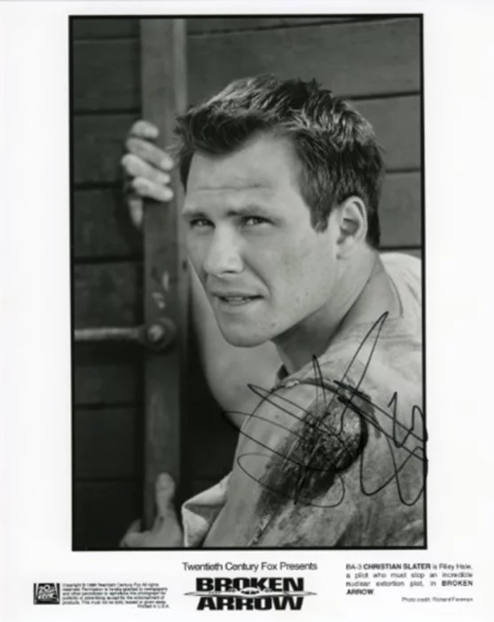 Christian Slater autograph