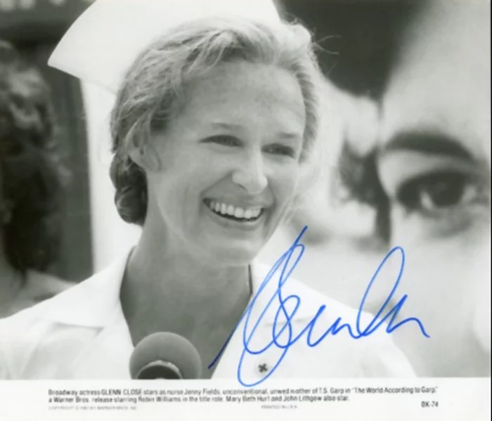Glenn Close autograph
