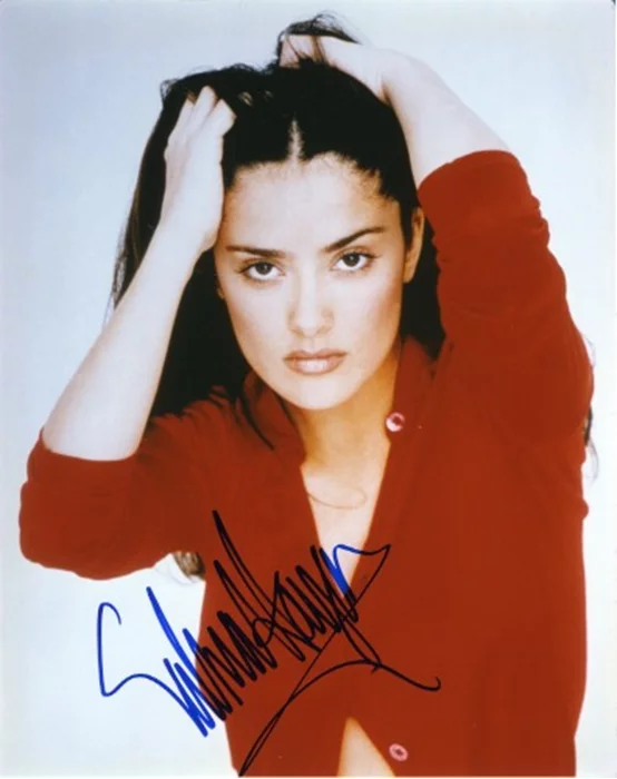 Salma Hayek autograph