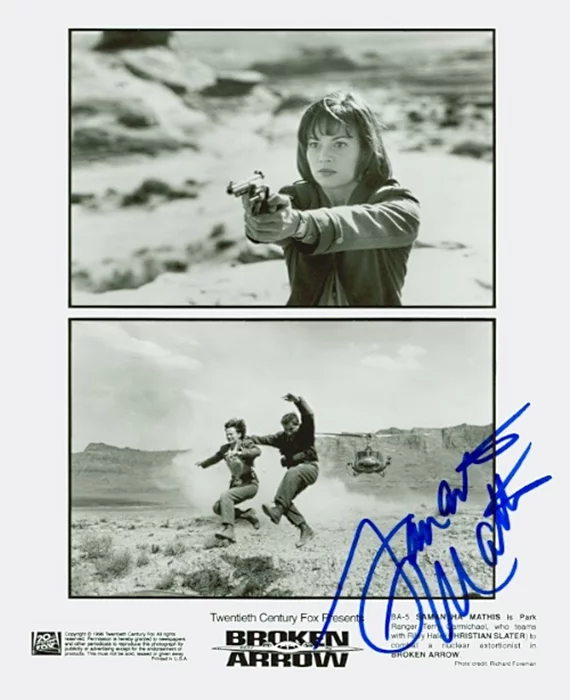 Samantha Mathis autograph