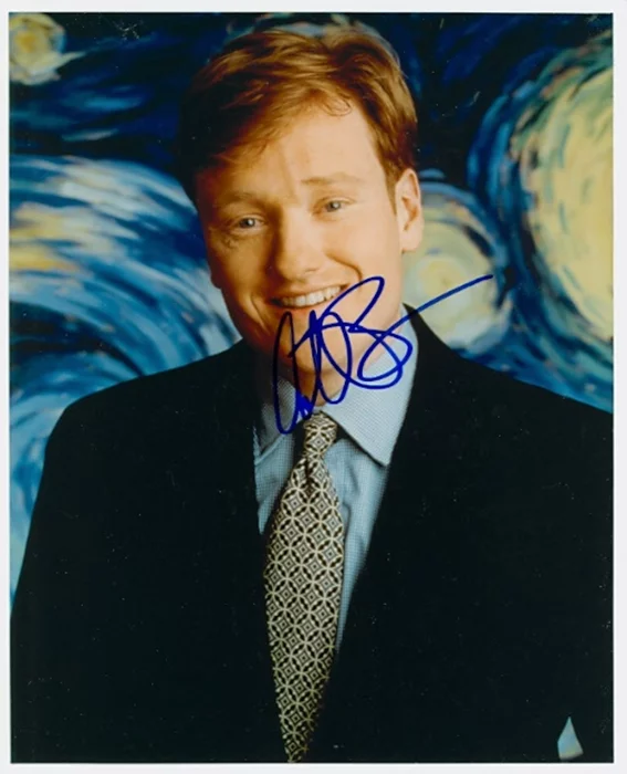 Conan O'Brien autograph