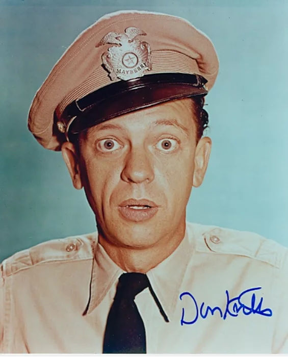 Don Knotts autograph