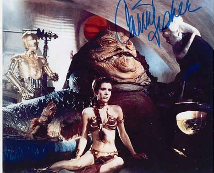 Carrie Fisher autograph