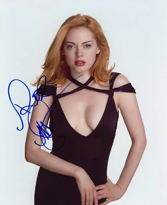 Rose McGowan autograph