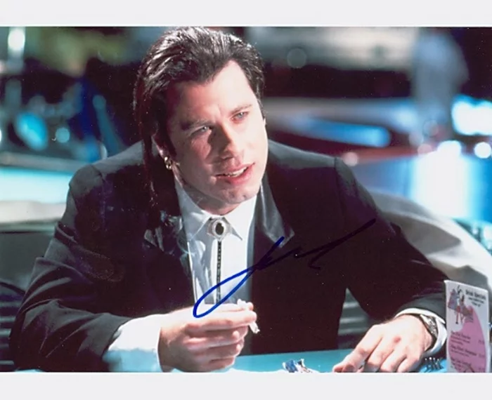 John Travolta autograph