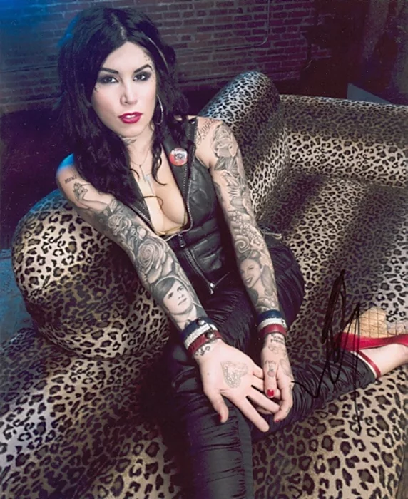 Kat von D autograph