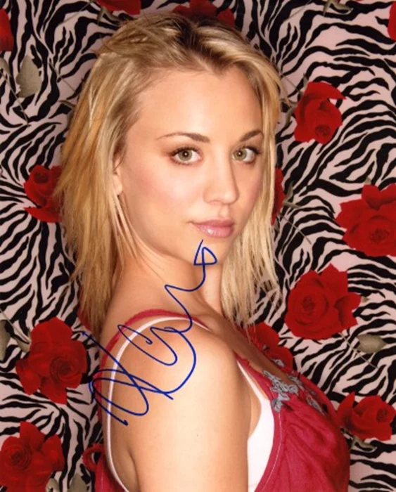 Kaley Cuoco autograph