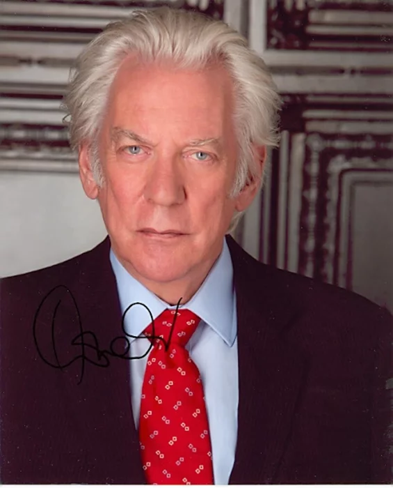 Donald Sutherland autograph