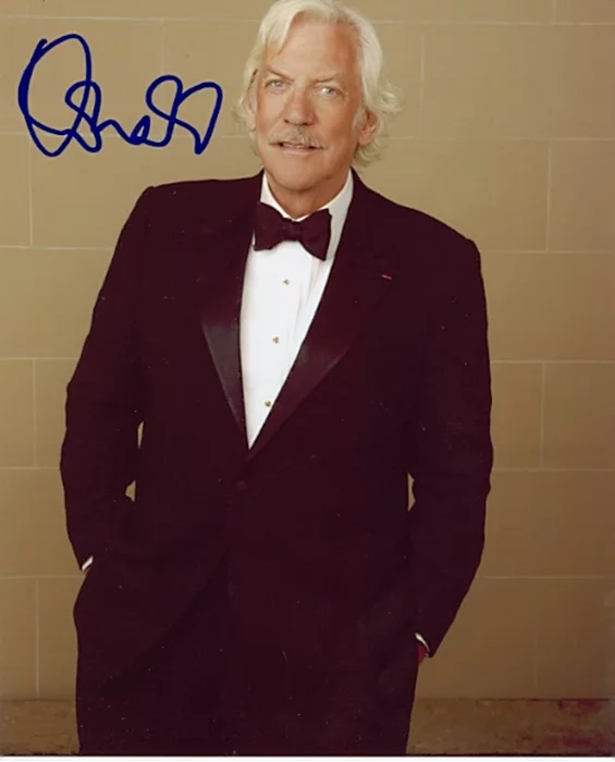 Donald Sutherland autograph