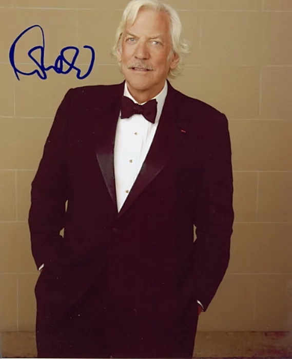 Donald Sutherland autograph