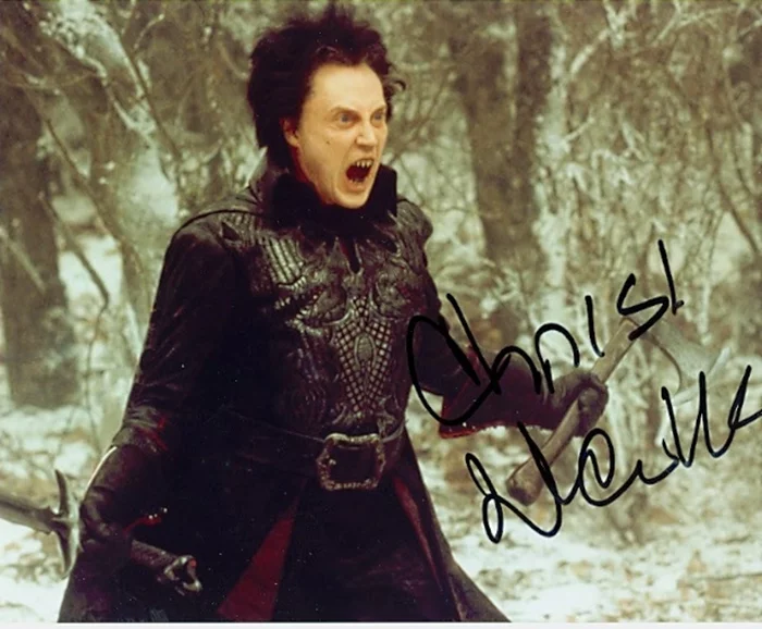 Christopher Walken autograph