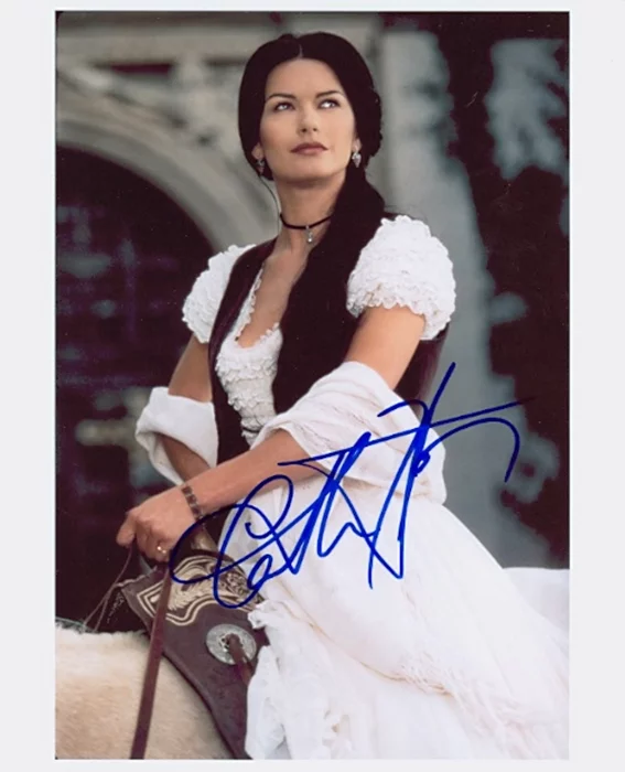 Catherine Zeta Jones autograph