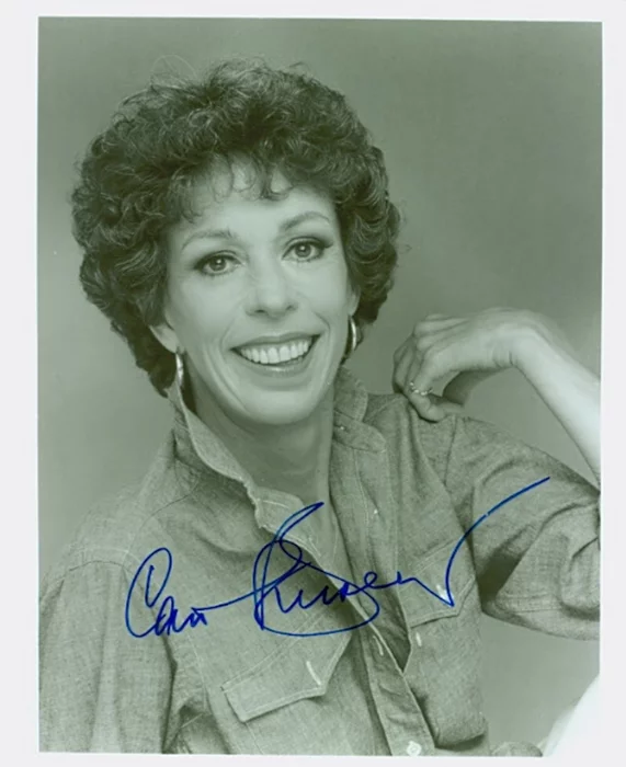 Carol Burnett autograph