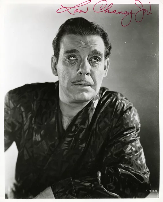 Lon Chaney Jr. autograph