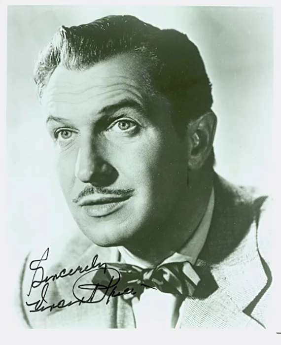 Vincent Price autograph