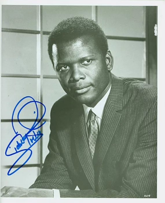 Sidney Poitier autograph