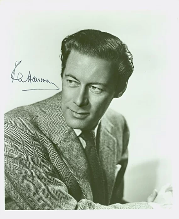 Rex Harrison autograph