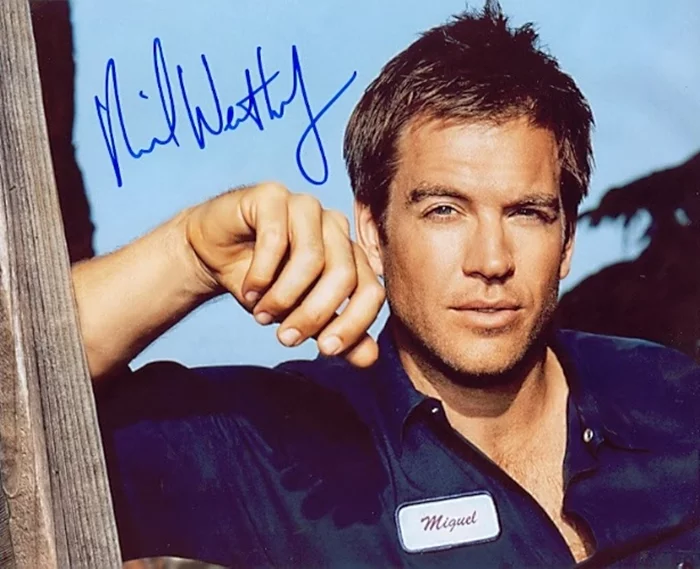 Michael Weatherly autograph