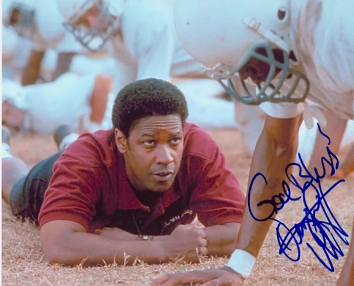 Denzel Washington autograph