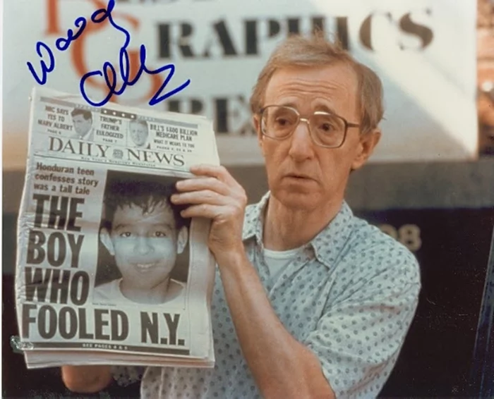 Woody Allen autograph