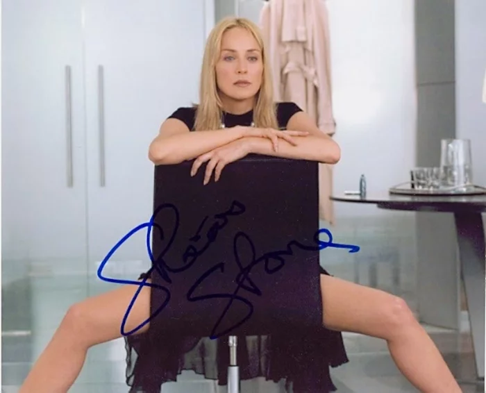Sharon Stone autograph