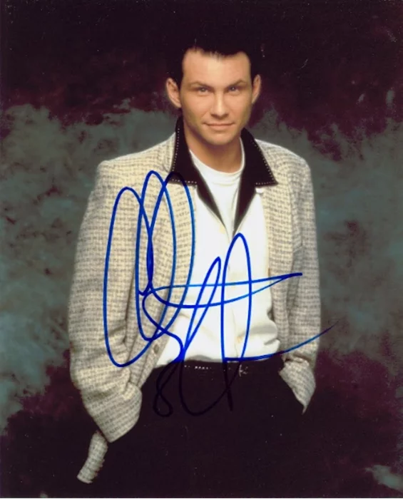 Christian Slater autograph