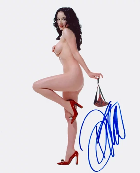 Dita Von Teese autograph