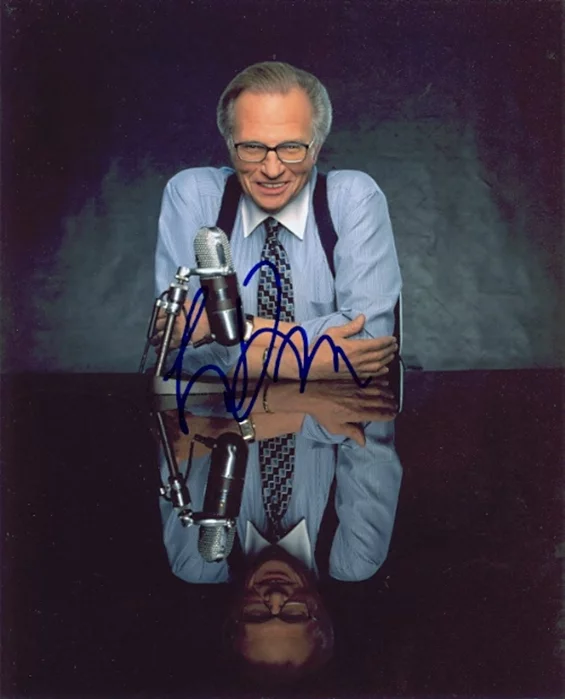 Larry King autograph