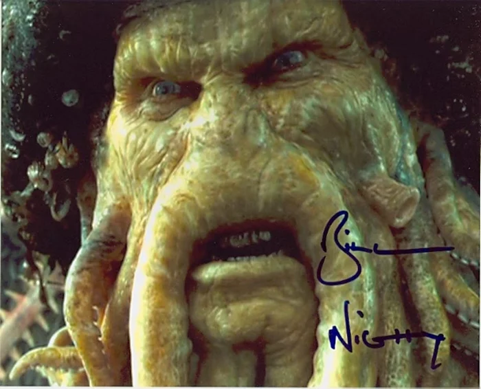 Bill Nighy autograph
