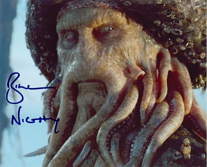 Bill Nighy autograph