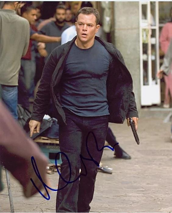 Matt Damon autograph