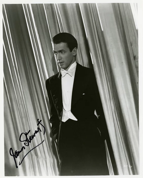 James Stewart autograph