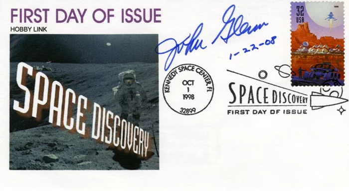 John Glenn autograph