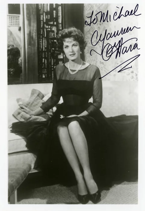 Maureen O'Hara autograph