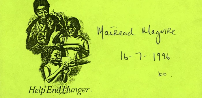 Mairead Maguire autograph