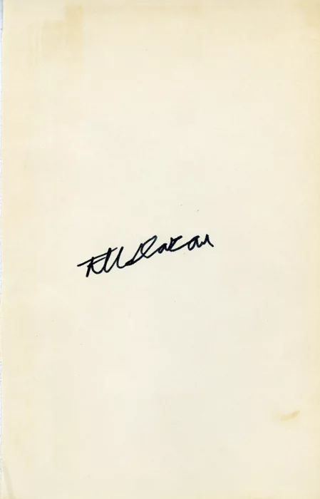 Elia Kazan autograph