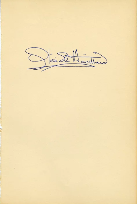 Olivia DeHavilland autograph